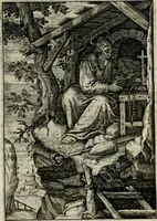 Picture 44 of 92 from Imagines sanctorum ord. S. Benedicti : tabellis aereis expressae cum eulogiis ex eorumdem vitis (1625), leaf 86