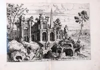 An illustration from Imagini favolose : nelle qvali in diuersimodi si vegono rappresentate le piv vaghe favole de gli antichi (1585)