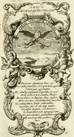 An illustration from Imago Caesaris : kayserliche Tugend-Bildnuss in Leopoldo dem Ersten, und Grossen, weyland höchst-seeligisten, und glorreichisten Angedenckens Römischen Kayser, u. u. : bey dem hoch-ansehenlichen Traur-Berüst und drey-tägiger Leich-Begängnusz, den 25. 26. und 27. Junij vorgestellet (1705)