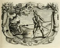 An illustration from Imago primi saeculi Societatis Iesu : a prouincia Flandro-Belgica eiusdem Societatis repraesentata (1640)