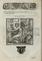 An illustration from I marmi del Doni, academico peregrino, cioè, Ragionamenti introdotti a farsi da varie conditioni d'huomini, à luoghi di honesto piacere in Firenze : ripieno di discorsi in varie scienze & discipline ; diviso in quattro libri .. (1609)