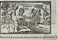 Picture 48 of 55 from I marmi del Doni, academico peregrino, cioè, Ragionamenti introdotti a farsi da varie conditioni d'huomini, à luoghi di honesto piacere in Firenze : ripieno di discorsi in varie scienze & discipline ; diviso in quattro libri .. (1609), leaf 294