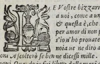 An illustration from I marmi del Doni, academico peregrino, cioè, Ragionamenti introdotti a farsi da varie conditioni d'huomini, à luoghi di honesto piacere in Firenze : ripieno di discorsi in varie scienze & discipline ; diviso in quattro libri .. (1609)