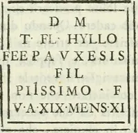 An illustration from I marmi riccardiani difesi dalle censure del marchese Scipione Maffei (1781)