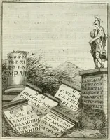 An illustration from I marmi riccardiani difesi dalle censure del marchese Scipione Maffei (1781)