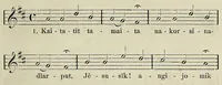 Picture 3 of 7 from Imgerutsit nôtiggit 100 = Hundert eskimoische Lieder : freie Übersetzungen und Nachbildungen deutscher Volksgesänge (1872), leaf 55