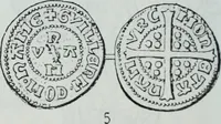 Picture 38 of 202 from Imitations des monnaies au type esterlin frappées en Europe pendante le XIIIe et le XIVe siècle (1871), leaf 11