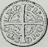 An illustration from Imitations des monnaies au type esterlin frappées en Europe pendante le XIIIe et le XIVe siècle (1871)