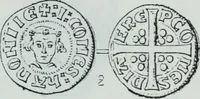 Picture 43 of 202 from Imitations des monnaies au type esterlin frappées en Europe pendante le XIIIe et le XIVe siècle (1871), leaf 12