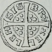 An illustration from Imitations des monnaies au type esterlin frappées en Europe pendante le XIIIe et le XIVe siècle (1871)