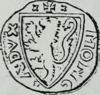An illustration from Imitations des monnaies au type esterlin frappées en Europe pendante le XIIIe et le XIVe siècle (1871)
