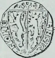 An illustration from Imitations des monnaies au type esterlin frappées en Europe pendante le XIIIe et le XIVe siècle (1871)