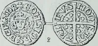 An illustration from Imitations des monnaies au type esterlin frappées en Europe pendante le XIIIe et le XIVe siècle (1871)