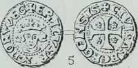Picture 183 of 202 from Imitations des monnaies au type esterlin frappées en Europe pendante le XIIIe et le XIVe siècle (1871), leaf 38