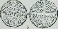 An illustration from Imitations des monnaies au type esterlin frappées en Europe pendante le XIIIe et le XIVe siècle (1871)