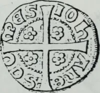 An illustration from Imitations des monnaies au type esterlin frappées en Europe pendante le XIIIe et le XIVe siècle (1871)