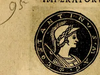 An illustration from Imperatorum et Caesarum vitæ, cum inaginibus ad vivam effigiem expressis. Libellus auctus cum elencho & iconijs consulum ab authore (1534)