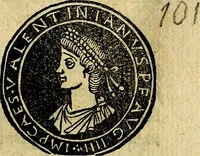 Picture 187 of 299 from Imperatorum et Caesarum vitæ, cum inaginibus ad vivam effigiem expressis. Libellus auctus cum elencho & iconijs consulum ab authore (1534), leaf 136