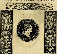 An illustration from Imperatorum et Caesarum vitæ, cum inaginibus ad vivam effigiem expressis. Libellus auctus cum elencho & iconijs consulum ab authore (1534)