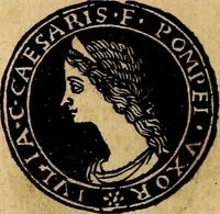 An illustration from Imperatorum et Caesarum vitæ, cum inaginibus ad vivam effigiem expressis. Libellus auctus cum elencho & iconijs consulum ab authore (1534)