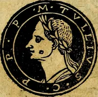 An illustration from Imperatorum et Caesarum vitæ, cum inaginibus ad vivam effigiem expressis. Libellus auctus cum elencho & iconijs consulum ab authore (1534)
