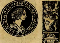 An illustration from Imperatorum et Caesarum vitæ, cum inaginibus ad vivam effigiem expressis. Libellus auctus cum elencho & iconijs consulum ab authore (1534)