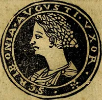 An illustration from Imperatorum et Caesarum vitæ, cum inaginibus ad vivam effigiem expressis. Libellus auctus cum elencho & iconijs consulum ab authore (1534)