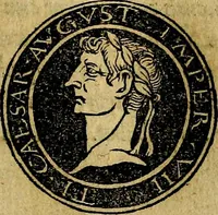 An illustration from Imperatorum et Caesarum vitæ, cum inaginibus ad vivam effigiem expressis. Libellus auctus cum elencho & iconijs consulum ab authore (1534)