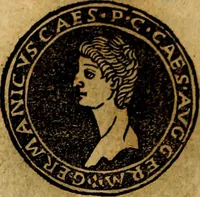 An illustration from Imperatorum et Caesarum vitæ, cum inaginibus ad vivam effigiem expressis. Libellus auctus cum elencho & iconijs consulum ab authore (1534)