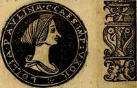 An illustration from Imperatorum et Caesarum vitæ, cum inaginibus ad vivam effigiem expressis. Libellus auctus cum elencho & iconijs consulum ab authore (1534)
