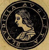 An illustration from Imperatorum et Caesarum vitæ, cum inaginibus ad vivam effigiem expressis. Libellus auctus cum elencho & iconijs consulum ab authore (1534)