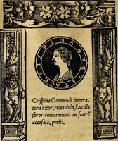 An illustration from Imperatorum et Caesarum vitæ, cum inaginibus ad vivam effigiem expressis. Libellus auctus cum elencho & iconijs consulum ab authore (1534)