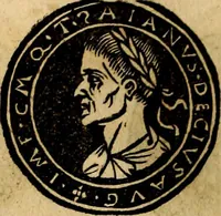 An illustration from Imperatorum et Caesarum vitæ, cum inaginibus ad vivam effigiem expressis. Libellus auctus cum elencho & iconijs consulum ab authore (1534)