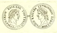 An illustration from Imperatorum romanorum numismata ex aere, mediae et minimae formae: descripta & enarrata (1671)