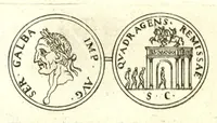 Picture 15 of 100 from Imperatorum romanorum numismata ex aere, mediae et minimae formae: descripta & enarrata (1671), leaf 176