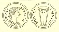 An illustration from Imperatorum romanorum numismata ex aere, mediae et minimae formae: descripta & enarrata (1671)