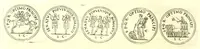 An illustration from Imperatorum romanorum numismata ex aere, mediae et minimae formae: descripta & enarrata (1671)