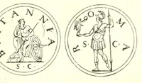Picture 30 of 100 from Imperatorum romanorum numismata ex aere, mediae et minimae formae: descripta & enarrata (1671), leaf 251
