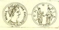 An illustration from Imperatorum romanorum numismata ex aere, mediae et minimae formae: descripta & enarrata (1671)