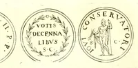 Picture 57 of 100 from Imperatorum romanorum numismata ex aere, mediae et minimae formae: descripta & enarrata (1671), leaf 428