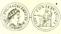 An illustration from Imperatorum romanorum numismata ex aere, mediae et minimae formae: descripta & enarrata (1671)