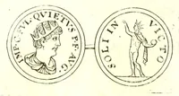 An illustration from Imperatorum romanorum numismata ex aere, mediae et minimae formae: descripta & enarrata (1671)