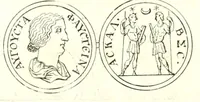 An illustration from Imperatorum romanorum numismata ex aere, mediae et minimae formae: descripta & enarrata (1671)