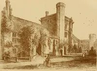 An illustration from The imperial island; England's chronicle in stone; (1886)