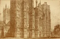 An illustration from The imperial island; England's chronicle in stone; (1886)