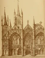 An illustration from The imperial island; England's chronicle in stone; (1886)