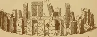 An illustration from The imperial island; England's chronicle in stone; (1886)