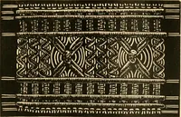 An illustration from The imperial macramé lace book. With numerous illustrations and instructions. Flax threads (1877)