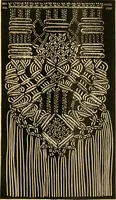 An illustration from The imperial macramé lace book. With numerous illustrations and instructions. Flax threads (1877)