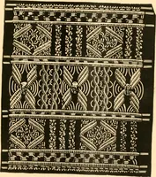 An illustration from The imperial macramé lace book. With numerous illustrations and instructions. Flax threads (1877)